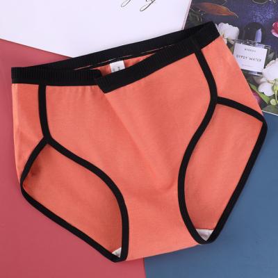 China Women Antibacterial Comfortable Panties Cotton Breathable Elastic Plus Size Panties for sale