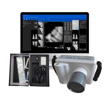 China Metal Portable Dental High Frequency DC Digital X Ray Machine With Dental X Ray Rvg Sensor for sale