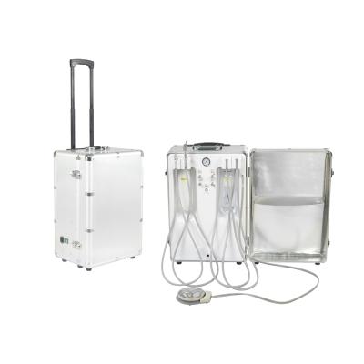 China Dentist Dental Mobile Air Tank 8L Regional Portable Dental Unit With Suction System for sale