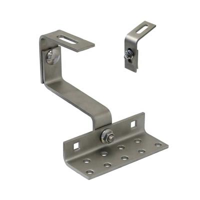 China High Quality Commercial/Home Stainless Steel Roof Hook Bracket Stainless Steel Solar Mounting Bracket for sale