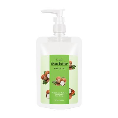 China Best Beauty Moisturizer Custom Logo Skin Care Natural Organic Shea Butter Body Lotion for sale