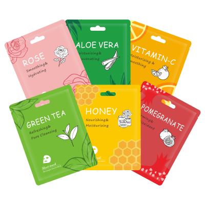 China Moisturizer Korean Cosmetics Skin Care Natural Beauty Mask Private Label Face Sheet Masks Organic Beauty for sale