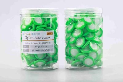 Chine 25 mm 0,22 μm PTFE capsules de filtre à seringue pour préfiltration liquide à vendre