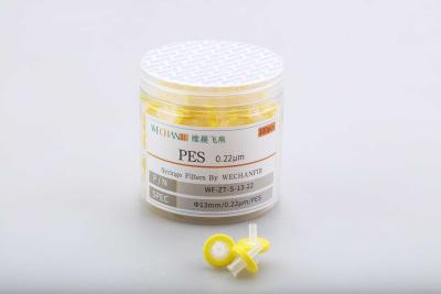 China 0.22μm 25mm PES Spritze Filterkapseln für die Wassersterilisation und Vorfiltration zu verkaufen