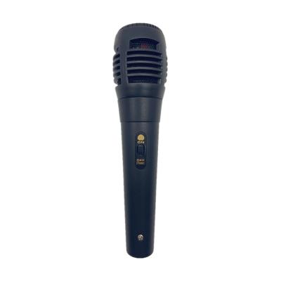 China Cheap Handheld Microphone 3.5/6.5 Kids Plug Microphone Mini MIC Plastic Handheld Plain Cable Microphone for sale