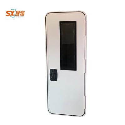 China All kinds of SX-M-D rv vehicle/trailer accessories door aluminum sandwich panel and double acrylic glass factory price for sale