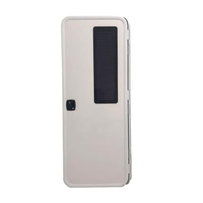 China Best Selling Aluminum Alloy Top Selling Clear Caravan Entry Door for sale