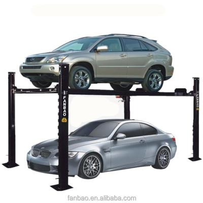 China Best price In stock ce certification four post double car parking lift for sale