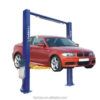 China car hoist two post car lift car maintenance equipment 2 column lift with CE certification Shanghai Fanbao QJY3.0-D-1 for sale