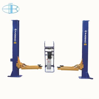 China 3.0 ton without base plate two post hydraulic garage lift for sale for sale