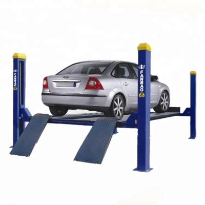 China Shanghai Fanbao 3500kg four post hydraulic car lift for sale