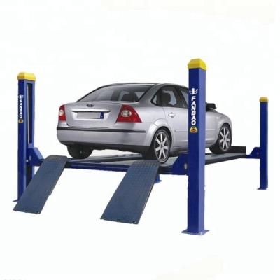 China Shanghai Fanbao 4000kg four post hydraulic car lift for sale