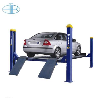 China 3.5-8ton Cheap hand pump and air pump jacking beam 4 post car hoist for sale for sale