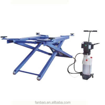 China 2.7T portable auto scissor car lift auto hoist vehicle elevator with CE approved Shanghai Fanbao QJY-S3 for sale