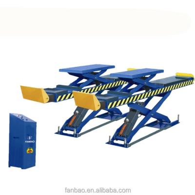 China 3.5T big alignment scissor car lift auto lift hydraulic car lift auto elevator vehicle lifter with CE Shanghai Fanbao QJY3.5-2 for sale