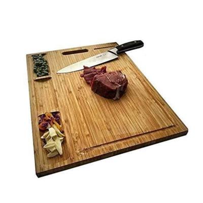 China Sustainable Bamboo Wooden Cutting Board Kitchen Butcher Block Chopping Carving Board for sale