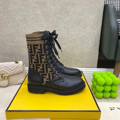 China Breathable Original Brand Boots Ladies Fashion Boots Designer Quality Shoes for sale