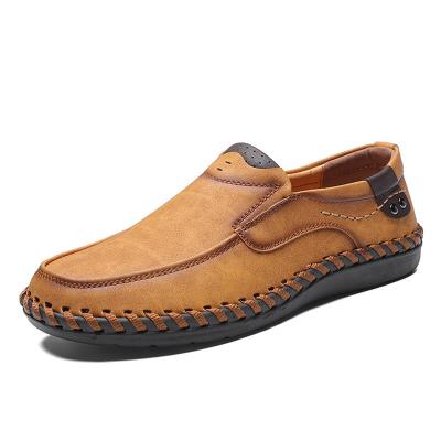 China New Fashion Breathable Outdoor All-match Leather Shoes Casual Italian Leather Shoe for sale