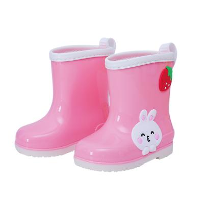 China The 2021 new fashion waterproof non-slip children's rain boots cute outdoor rain boots for children for sale