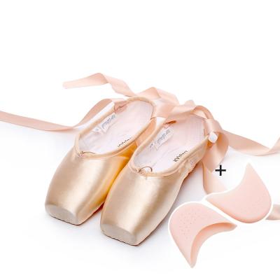 China Ballet Girls Ballet Shoes Satin Shoes Lace Up Pointe Flats for sale