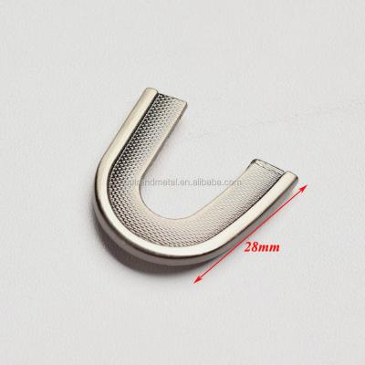 China Decorative Clog Charm Guangzhou Metal U Shape Men Shoe Buckles For Shoes for sale