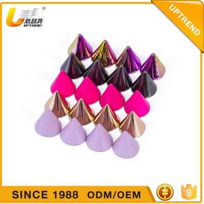 China High Quality Different Colors Craft Rivets Leather Studs Shoes for sale