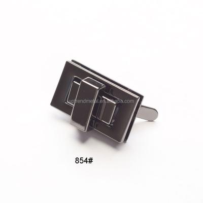 China Guangdong Supplier Nickel Free Custom Metal Bag Accessories Twist Lock for sale