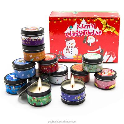 China Luxury Romantic Tin Jar Home Decor Candle Candles Candles Scented Soy Wax Smokeless Relaxation Candle for sale