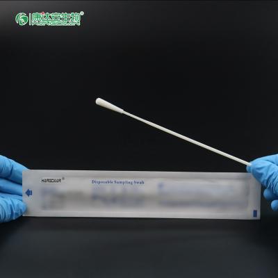 China Medical Nylon Flocking Sterile Dry Throat Swabs Buccal Dna Atk Test Swab Oropharyngeal Swab (3cm Breakpoint) for sale