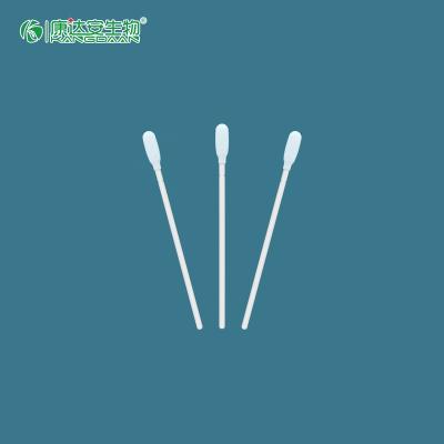 China 2.3cm Breakpoint Oral Sponge Swabs Disposable Sterile Specimen Collection Foam Saliva Sampling Swab for sale