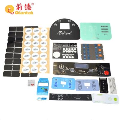 China Other Top Custom Electronic Screen Printing Acrylic Control Panel Nameplate for sale