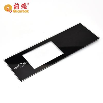 China Other Custom Design Self Adhesive Front Translucent Acrylic Touch Control Panel Overlay for sale