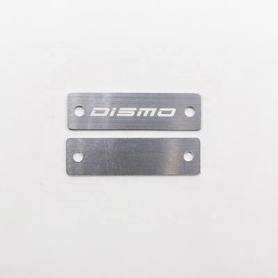 China Custom China Shape Laser Engraved Metal Aluminum Plated Logo Tag Signage for sale