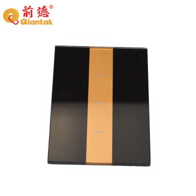 China Wholesale Custom 3mm Thickness Glass Safety Control Panel Touch Switch Panel for sale