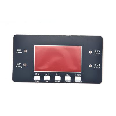 China High Gloss Eco-friendly Overlay PVC Touch Membrance Switch Panel for sale