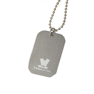 China Newest Customized Europe Military Dogtag Shape Metal Aluminum Dog Tag for sale