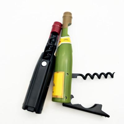 China Champagne bottle shaped newest hotsale bottle shaped champagne wine opener for sale