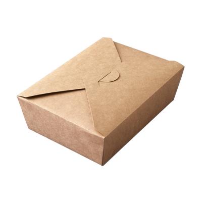 China Rectangle Hot Selling Good Quality Kraft Lunch Food Rolling Paper Box for sale