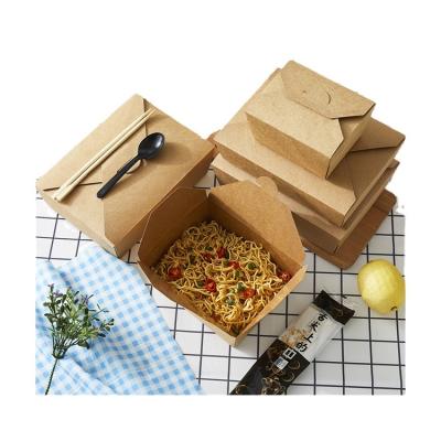 China Hot Selling Biodegradable Restaurant Cheap Packing Square Wooden Pulp Take Away Food Salad Lunch Box for sale