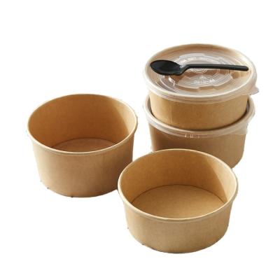 China Disposable Disposable/Waterproof/Oilproof Disposable Bowl/Waterproof Salad Takeaway Food Container Paper Food Grade Hot Selling for sale