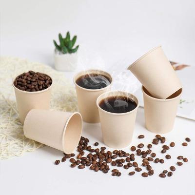 China Wholesale Eco-Friendly Biodegradable Paper Tea Cup Biodegradable Disposable Paper Custom Coffee Cups Wrapping Paper for sale