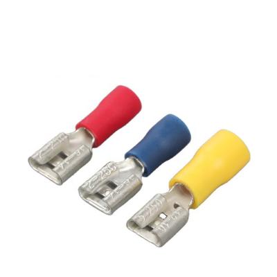 China Brass Factory direct supply FDD/MDD2-250 blue male and female insert spring insert butt end insulation cold pressure terminal for sale