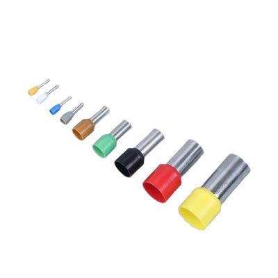 China Wire Connecting Yueqing Manufacturer kind of color red blue green grey white black insulate ferrule bootlace wire terminal connector for sale