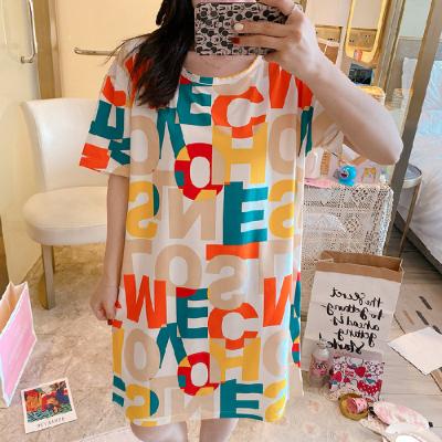 China TY Designer Pajamas Women Customize Summer Fashion Cartoon Sleepwear Women's Breathable Sleepwear for sale