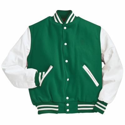 China Wholesale Custom Latest Designs Breathable Long Sleeve Baseball Jacket Men Plain Letterman Blank Jackets for sale