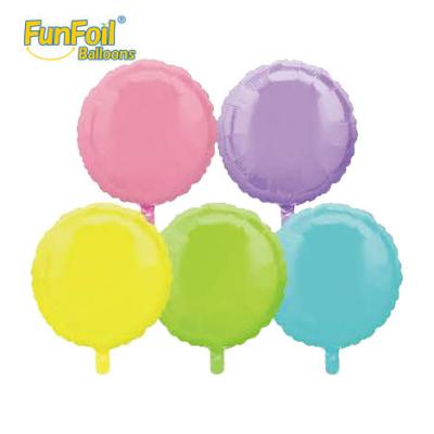 China Popular Festival Decoration Foil Balloon Supply 18 Inch Star Macaron Color Mylar Heart Shaped Ball With Balloon for sale