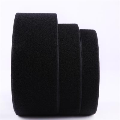 China Durable 6cm Hook & Loop 100% Nylon Strap Grade One Webbing Strip 60mm Velcroes Black White In Stock Customized Width Length Cut Shape for sale