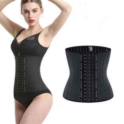 China Breathable Custom Logo Adjustable Latex Lumbar Back Sweat Corset Body Waist Trainer Shaper for sale