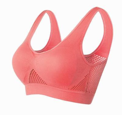 China Breathable Padded Seamless High Impact Support Racerback Sports Bras For Yoga Gym Women for sale