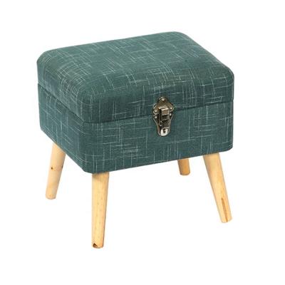 China stool home & 2019 New Products Small Ottoman Fabric Ottoman Stool Living Room Furniture for sale